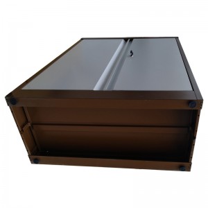 HG-F001 Easy Assemble Metal Folding Filing Storage Cabinet Steel Foldable Cupboard
