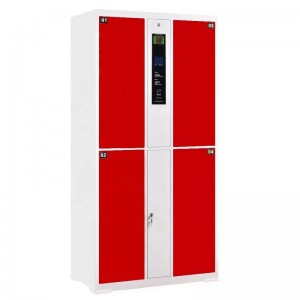 HG-KDG-4 2020 New Supermarket / Business Park Smart 4-door Metal Cabinet Outdoor Electronic Parcel Cabinet