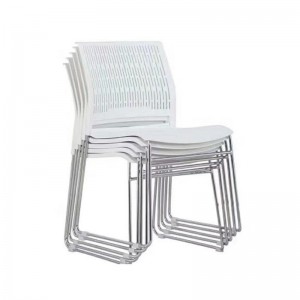 HG-104 Plastic chair 12mm thick steel office furniture stackable office modern chair