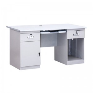 HG-060A-01 School Furniture Steel Library Writing Table Computer Desk Office Desk Metal Student Computer Table