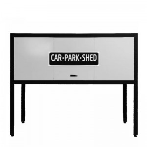 HG-CWG-10 Garage Locker Steel Storage Cabinet Over Car Bonnet Parking Space Locker Black/Blue/Green/Brown Door Optional