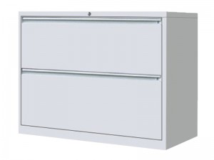 HG-004-A-2D Two Drawer Lateral Metal Filing Cabinet Knockdown Design
