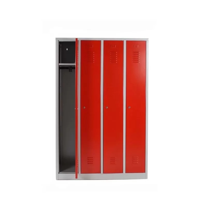 WB-01 four door waterproof swimming pool locker metal wardrobe with bench Featured Image