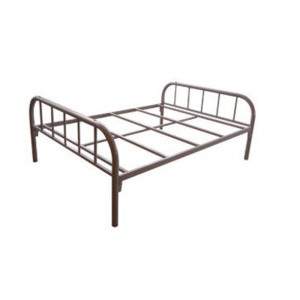 HG-56 Metal Single Bed Modern Hotel Metal Base Dorm Bed Frame Dormitory Simple Single Bed Designs