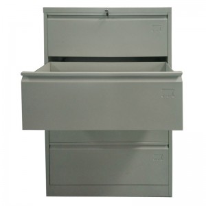 HG-006-A-4D-01 Metal Office Furniture 4 Drawer Lateral Filing Cabinet A4 File Cabinet With Cold Rolled Steel Plate