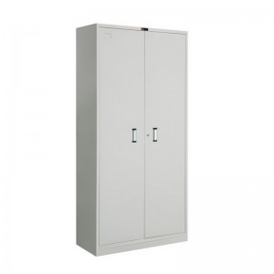 HG-008 Swing Door Metal Filing Cabinet Knock Down Configuration With Aluminium Alloy Recessed Handle