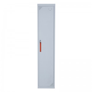 HG-030L Cheap Steel  Office Lockable Locker Single Door Safe No Screws Staff Locker