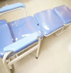 HG-B01-C4 Metal steel hospital clinic office reception furniture sales folding chair