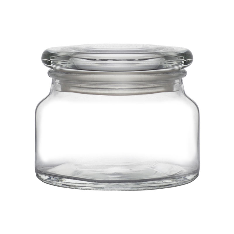 300 ml 10 oz stearinlyskrukke af glas Lysestage Kar Container Opbevaringskrukke Container med låg