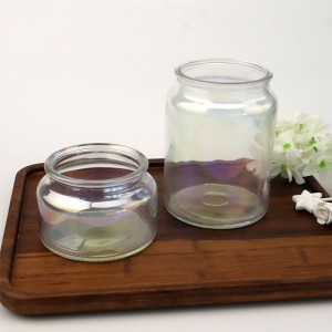 500 ml 16 oz stearinlyskrukke i glass Lysholderbeholder