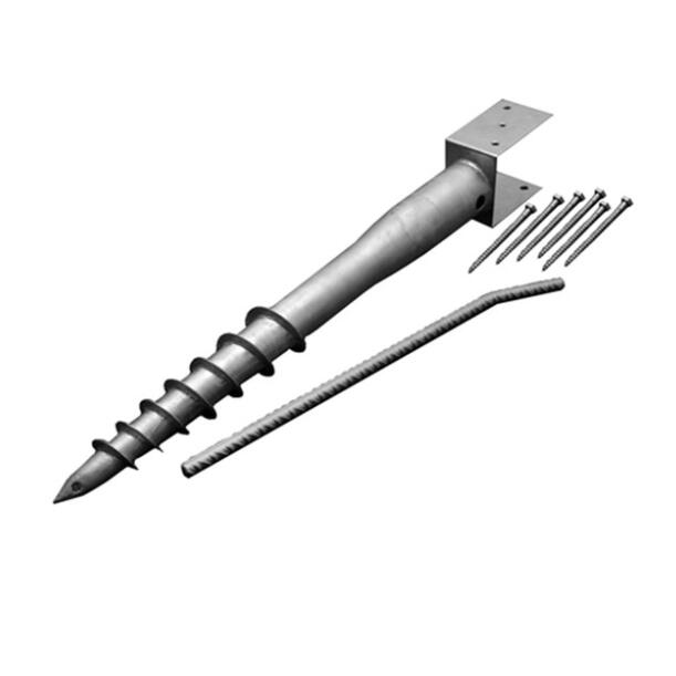 U type Ground Screw Anchor/ Post Screw Anchor/ Pole anchor Featured Image