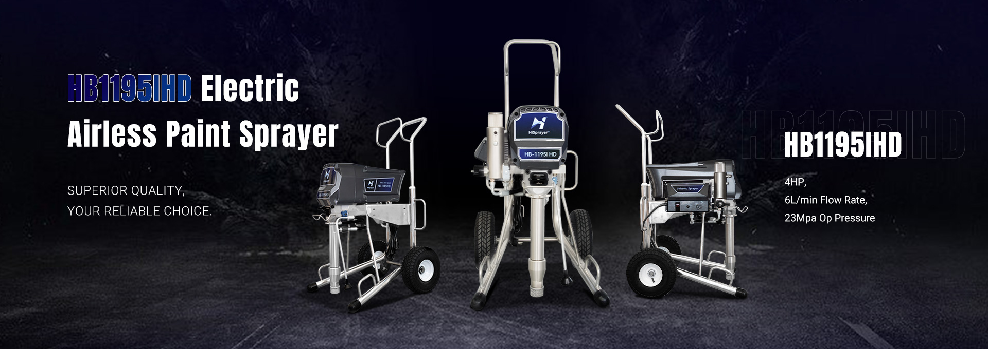 Electric Airless Poena Sprayers - Efficiens et Precise Painting made Easy