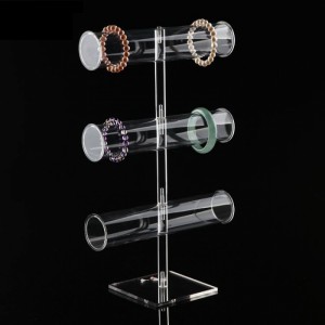 3-Layer Transparent Acrylic Earring Display Stands Wholesale