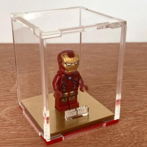 Acrylic Lego Minfig ማሳያ ክፍል ብጁ ማሳያ መያዣ ለ Lego Minifigures