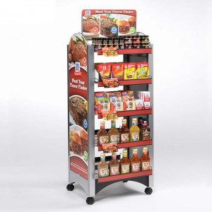 Brand Food Retail Shop Freestanding Mobile Chocolate Candy Display