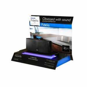 Oanpaste spultsje Controller toant Audio Retail Visual Display Stands