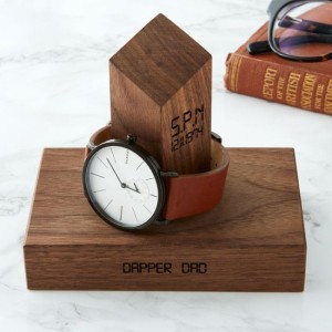 Delicate Wood Counter Top Pocket Wrist Watch Display Stand