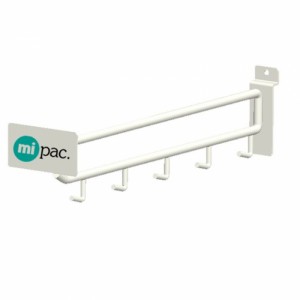 Accessori de visualització Ganxos MI Pac Peg per a ganxos d'exhibició de metall Slatwall per al detall
