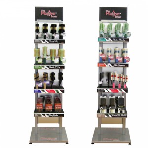 Double Sided Rotatable Hanging Hair Products Comb Brush Display Stands