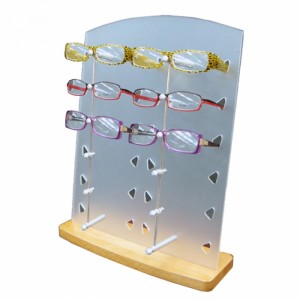 ड्राइव सेल्स चश्मा दुकान काउंटरटॉप रीडिंग रेबैन चश्मा डिस्प्ले स्टैंड