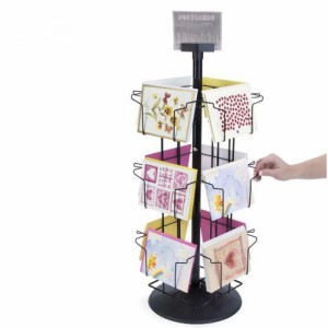 Fresh Appreance Tabletop Card Rack Countertop Greeting Card Display Stand