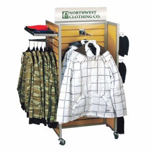 Привернути увагу мережа магазинів одягу Wood Clothes Displays Movable