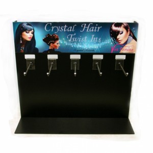 Ուշադրություն դարձրեք Countertop Metal Hair Extensions Display Stand խանութներում