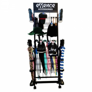Get Notice Floor Metal Umbrella Merchandising Display Racks Stand