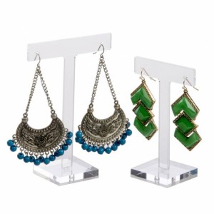 مجوهرات متجر الأثاث تصميم الاكريليك مكافحة الأعلى القرط مجوهرات عرض موقف المجوهرات عرض القرط