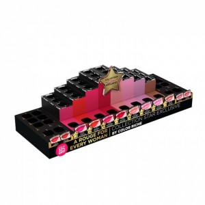 Lovely Black Acrylic Customized Lipstick Display Box ສໍາລັບການຂາຍ