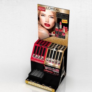Denok Hideung Acrylic ngaropéa lipstik Case Box Pikeun Sale