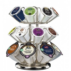 Mpanamboatra famatsiana fivarotana fivarotana fivarotana lehibe Counter Top Metal 20 Jar Coffee Display Unit