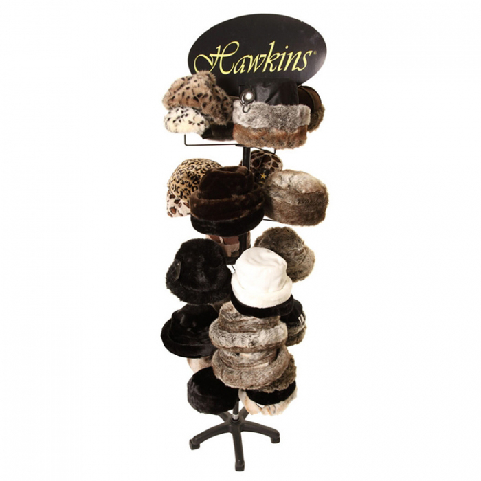 Merchandising de varejo chapéus de arame personalizados expositores de chão (1)