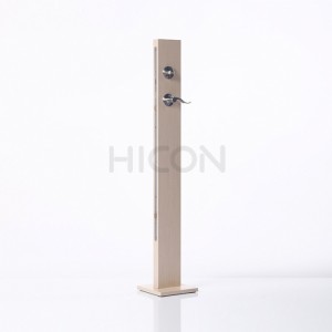 Handige houten deurslot-displaystandaard Op maat gemaakt slotdisplayontwerp