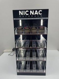 Prilagođena akrilna LED rasvjeta vitrina za maloprodaju cigareta za prodaju