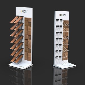 Flooring Tile Sample Display Rack Wooden Tiles Display Stand For Sale