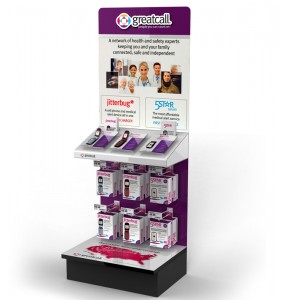 Support de magasin médical de conception de présentoir de marchandisage de pharmacie à vendre