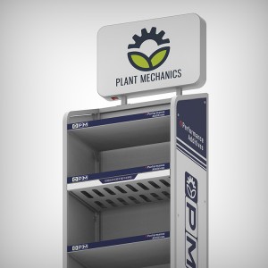 Plant Mechanic Product Display Unit Metal 4-tier Plant Product Display Stand