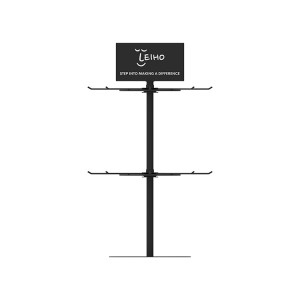 Grid Panel Socks Hanging Stand Stand Retail Store Metal Display Rack For Shop