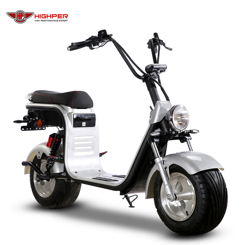 Էլեկտրական անջատված Raod Electric Scooters Fat Tire Scooter 2 Wheels Citycoco