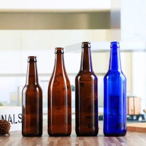 330ml amber glass beer bottles