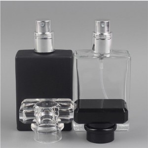 50ml Square Glass Men Perfume Bottle