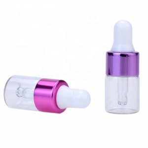1ml 2ml 3ml 5ml Clear Portable Essential Oil Bottle With Eye Dropper