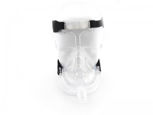 Celoobličejová maska ​​CPAP Kyslíková maska ​​na obličej pro ventilační stroj CPAP