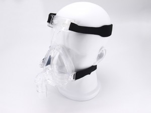 Aurpegi osoko CPAP maskara oxigeno aurpegiko maskara CPAP aireztatzeko makinarako