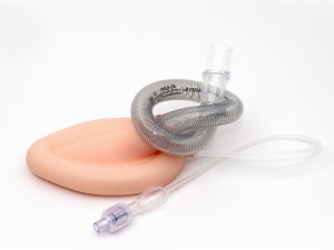 Máscara laríngea de silicona de PVC médica de primeros auxilios para vías respiratorias LMA