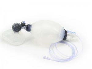 Engångsspädbarn Barn Vuxen PVC-silikon Manuell återupplivningsväska Ambu-väska