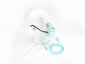 Medicīnisko vienreizējās lietošanas smidzinātāju komplekti ar aerosola maskas smidzinātāju ar mutes daļu