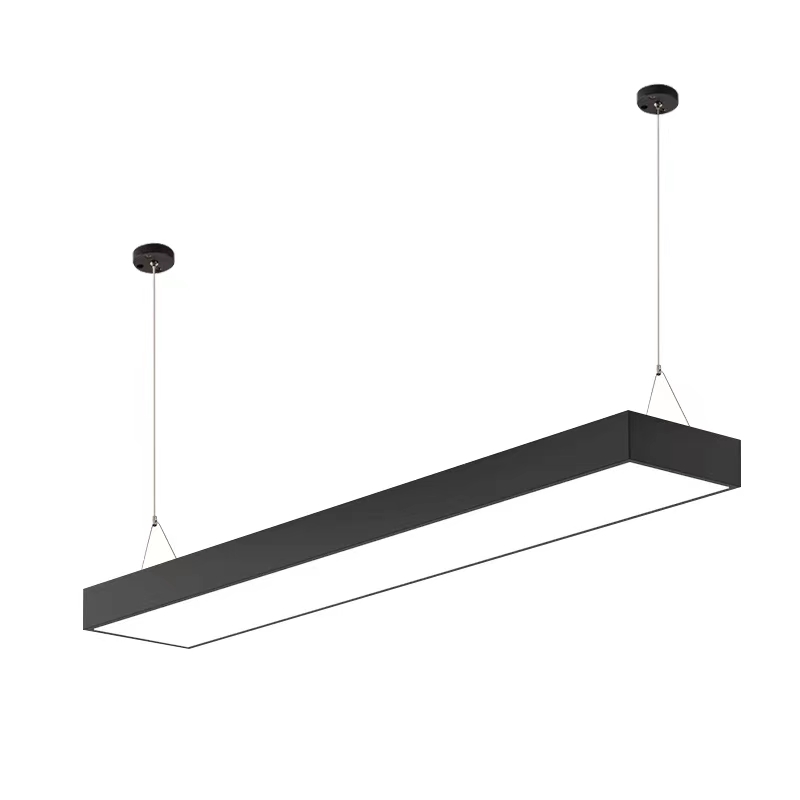 LED lineaire hanglamp, kantoor praktische lamp lang eenvoudig hanglicht
