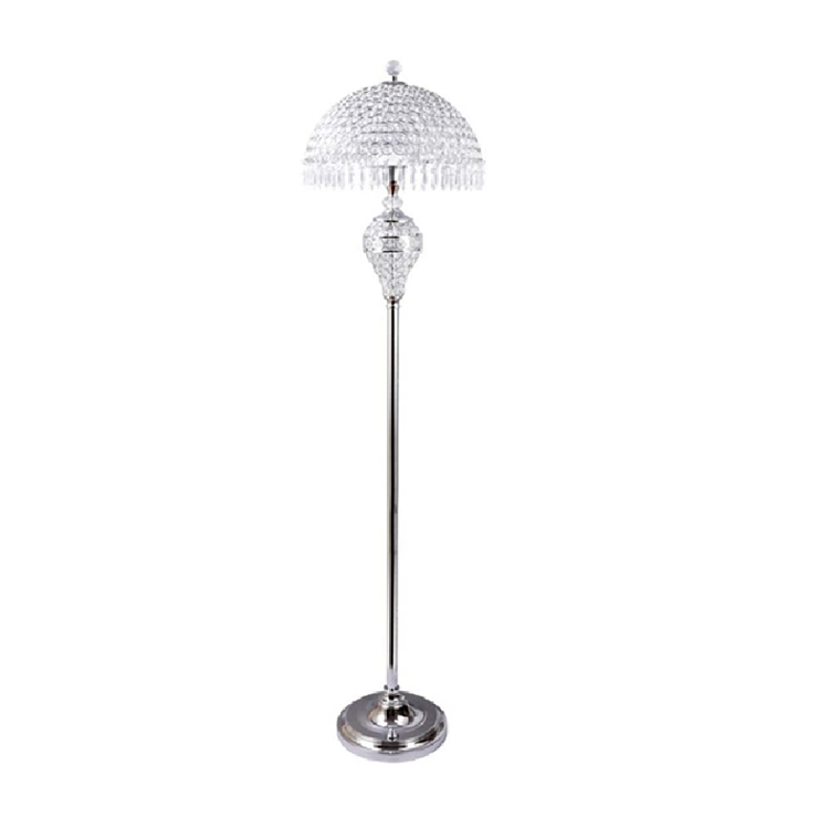 Hitecdad Modern & Contemporary Style Elegant Crystal Floor Lamp Cocog kanggo Bedroom, Living Room, Kantor